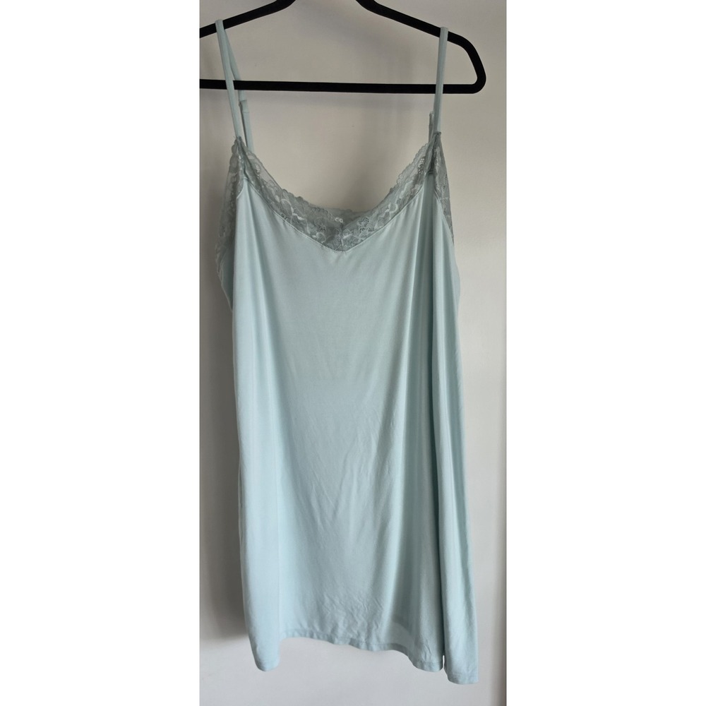 Posh Peanut Camisole 2XL Light Blue Sleeveless Tank Top Slip Shirt